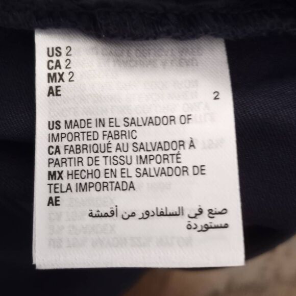 I.N.C. INTERNATIONAL CONCEPTS NAVY PULLUP SHORTS SZ.2 NWT. - Picture 6 of 7